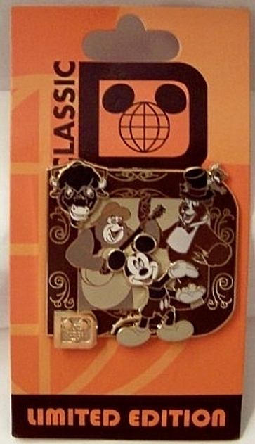 Disney Mickey Country Bear Jamboree Classic D Collection LE Pin New On Card Front