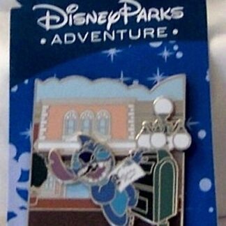 Disney Parks Adventure Series Stitch Main St Opera House Pin New On Card Front