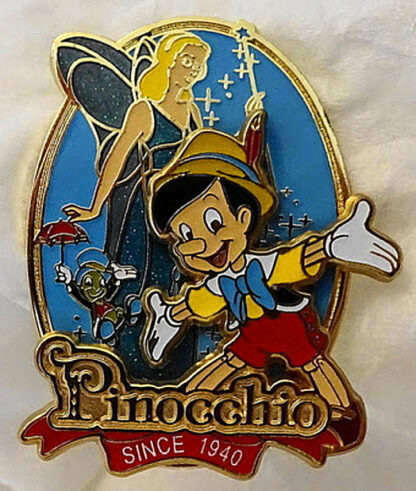 Disney Pinocchio Since 1940 75th Anniversary LE 2000 Pin New Front