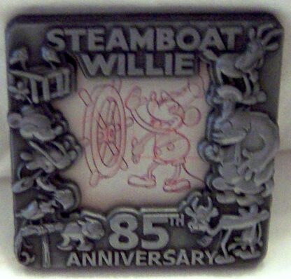 Disney Steamboat Willie 85th Anniversary LE 2500 Pin New Front