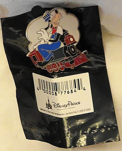 Train Conductor Goofy Pin Disney Mystery Limited New With Bag