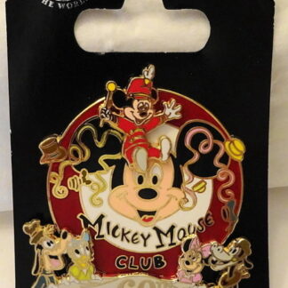 Disney Mickey Mouse Club 60th Anniversary Limited Release Pin New On Card Front