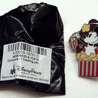 Disney Mickey Mouse Popcorn Hidden Mickey Completer PWP 2013 Pin New Front With Bag