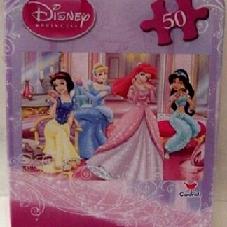 Disney Princess 50 Piece Puzzle In Collectible Mini Tin Front