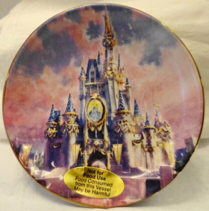 Disney WDW 2005 HCOE Celebration Cinderella Castle Mini Plate Front