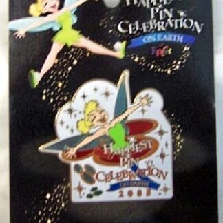 Disney WDW Happiest Pin Celebration On Earth 2005 LE 1500 Pin New On Card Front