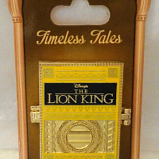 Disney WDW The Lion King Timeless Tales LE 3000 Hinged Pin New On Card Front