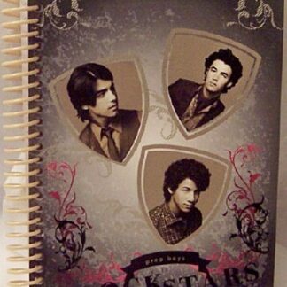 Disney Jonas Brothers Prep School Rock Stars Black & White Journal Front