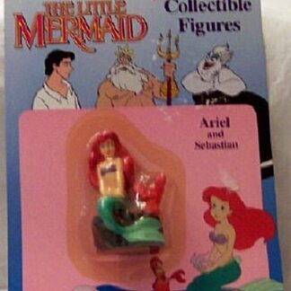 Disney Little Mermaid Ariel & Sebastian Collectible Tyco Figure Front
