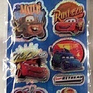 Disney Pixar Cars #7 Sandylion Dimensional Stickers New Front