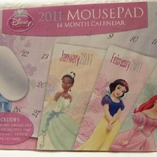 Disney Princess 2011 Mousepad 14 Month Calendar New Front