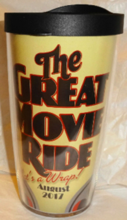 Disney The Great Movie Ride That's a Wrap August 2017 Tervis Cup New Lid On