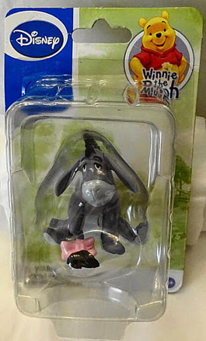 Disney Winnie the Pooh Eeyore 2 Inch Figurine New In Pack Front