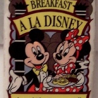 WDW Breakfast A La Disney Aboard The Empress Lily Button Used Front