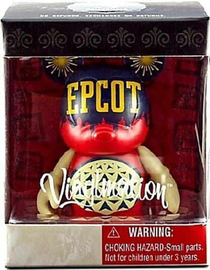 Disney Vinylmation Celebrating 40 Years Of Magic Epcot Figure New In Box Front