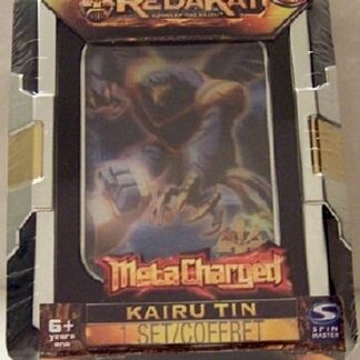 Redakai Meta Charged Ultimate Kairu Tin With 25 Blast 3D Cards New Front