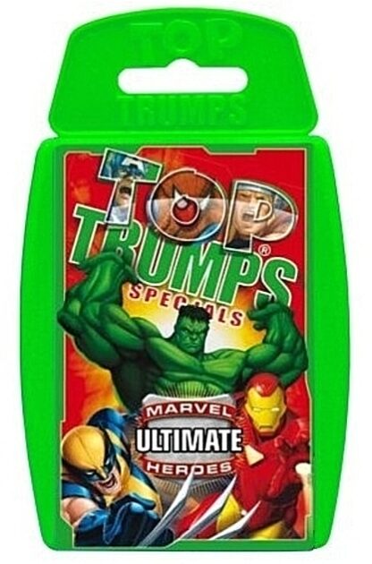 Top Trumps Marvel Ultimate Heroes War Card Game New In Pack Front