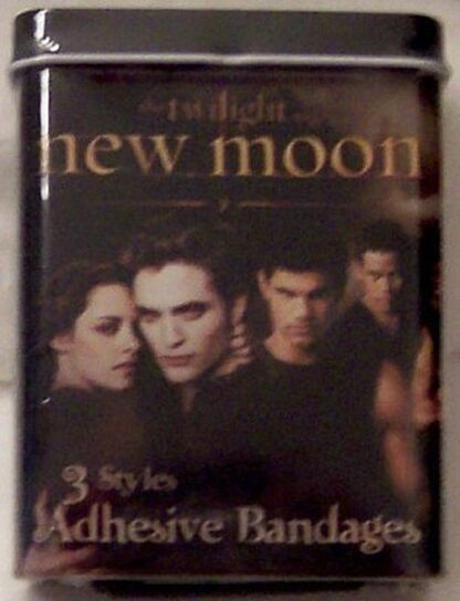 Twilight New Moon Adhesive Bandages #24 In Collectible Tin New Front