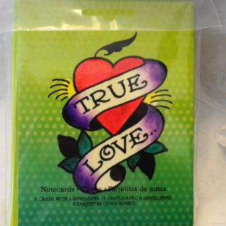 Ed Hardy True Love Blank Note Cards #8 NIP Front