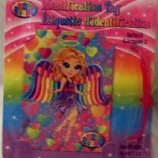 Lisa Frank Angel Identification Tag New Front