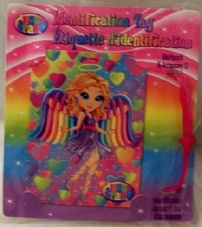 Lisa Frank Angel Identification Tag New Front