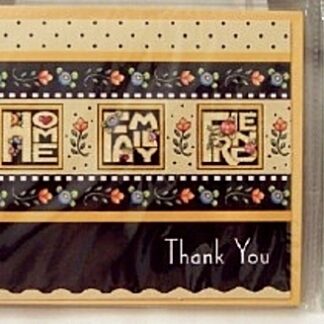 Mary Engelbreit Love Home Family Friend #8 Thank You Cards New Front