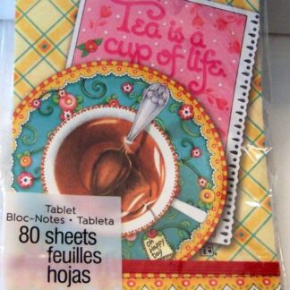 Mary Engelbreit Tea Is A Cup Of Life Spiral Tablet #80 Sheets New Front