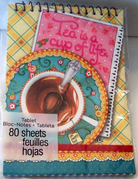 Mary Engelbreit Tea Is A Cup Of Life Spiral Tablet #80 Sheets New Front
