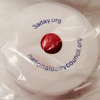 National Dairy Council 3 A Day Retractable Tape Measure New Back