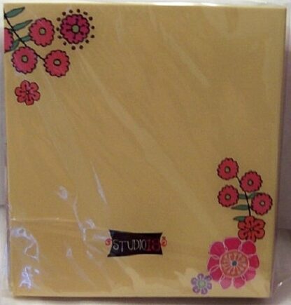 Wendy Bentley Refillable Address Book Floral Hardcover Binder New Back