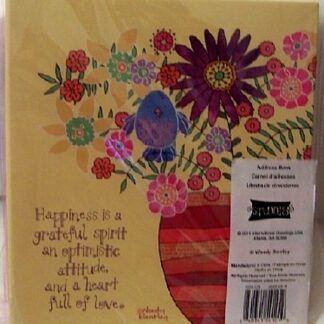Wendy Bentley Refillable Address Book Floral Hardcover Binder New Front