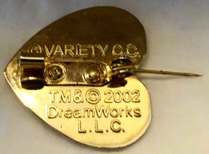 Dreamworks Shrek 2002 Pin Brooch Used Back Pin Open