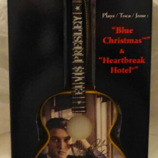 Elvis Guitar Musical Ornament #2 Songs Illuminated New Front