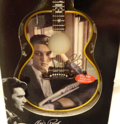 Elvis Guitar Musical Ornament #2 Songs Illuminated New Guitar Closeup 2