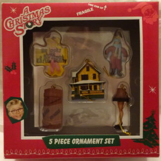 A Christmas Story Ornaments Set #5 Pieces Minis New In Box Front