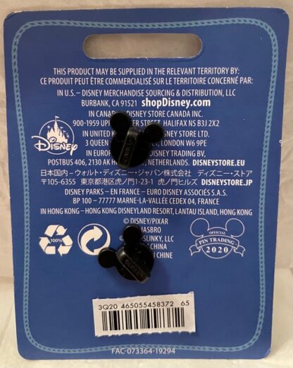 Disney Toy Story 3 10th Anniversary Limited Pin New On Card Back