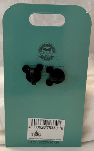 Mickey Emoji Day Pin Limited New On Card Back