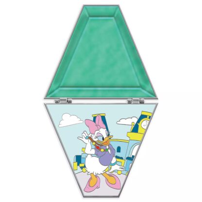 Daisy Duck Countdown Pin Limited Edition 20th Anniversary Front Open Stock Photo