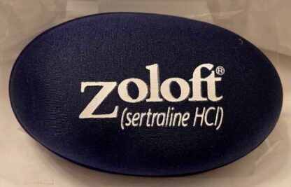 Zoloft Mouse Wrist Pad Drug Rep Logo New Front