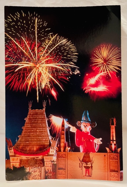 Disney Mickey Sorcery Postcard New Front