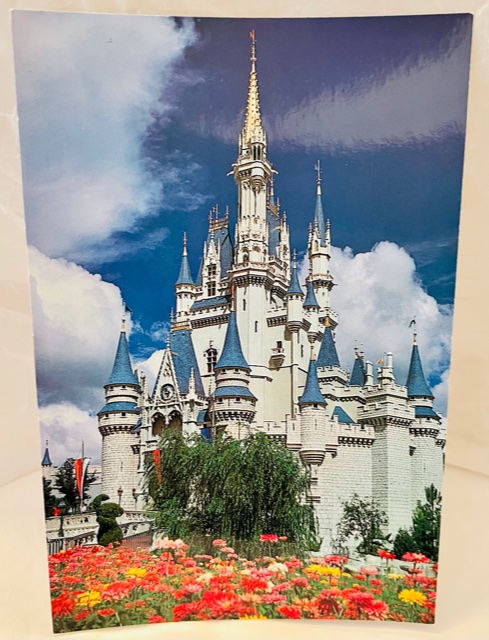 WDW Cinderella Castle Postcard MK New Front