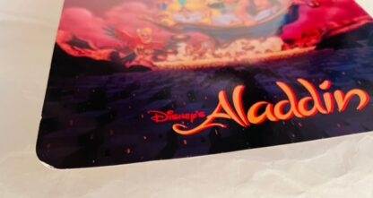Disney Aladdin Jumbo Postcard New Closeup OF Rolled Bottom Left Corner Front