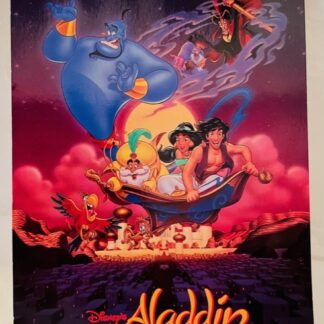 Disney Aladdin Jumbo Postcard New Front