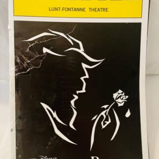 Playbill Beauty Beast 2002 Gently Used Front