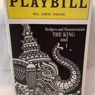 Playbill King and I 1997 Gently Used Front