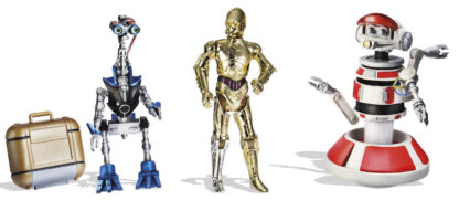 Disney Star Tours Droids Sector 2 Security Figures Out Of Box Stock Photo