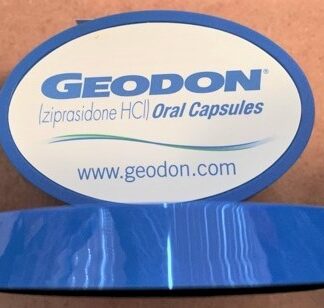 Pfizer Geodon 2006 Paperweight Sticker Dispenser Front