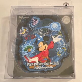 Sorcerer Mickey Jumbo Magnet Disney New Front