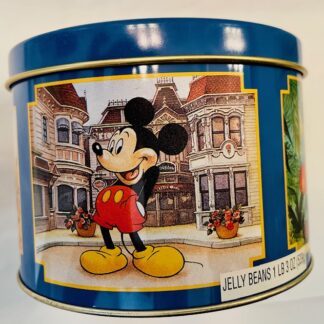 Disney WDW Mickey Tin Vintage Gently Used 1st Panel Mickey On Main Street