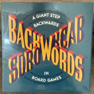 Backwards Board Game Vintage 1988 Front